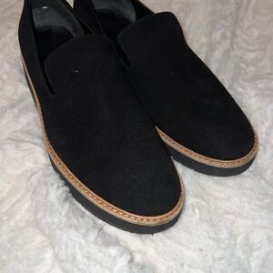 Women’s Black Suede Loafers